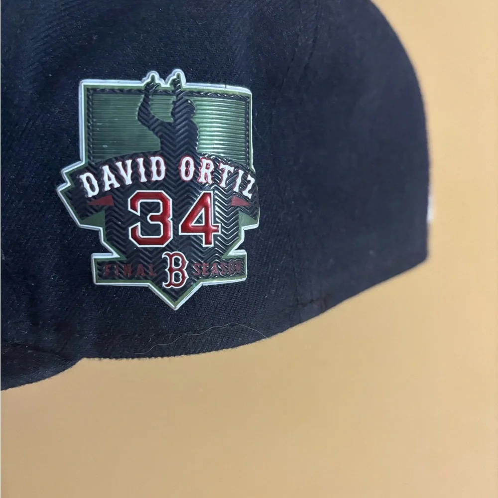 David Ortiz fitted Cap with Red Sox Logo size 7
